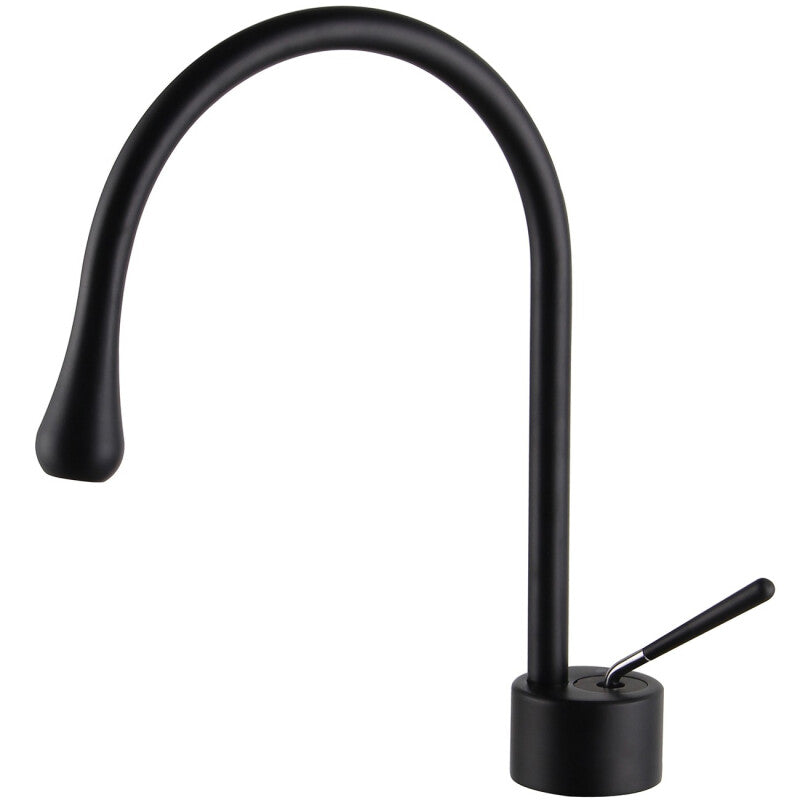 Kelica Single Handle High Quality Bathroom Faucet - Black