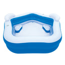 SWP07 Premium Inflatable Pool with 2 Seat Cushion - Blue