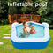 SWP07 Premium Inflatable Pool with 2 Seat Cushion - Blue