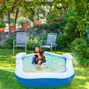 SWP07 Premium Inflatable Pool with 2 Seat Cushion - Blue