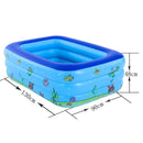 SWP09 Premium Rectangular Swimming Pool - Blue