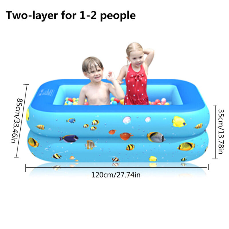 SWP11 Premium Layered Inflatable Swimming Pool - Blue