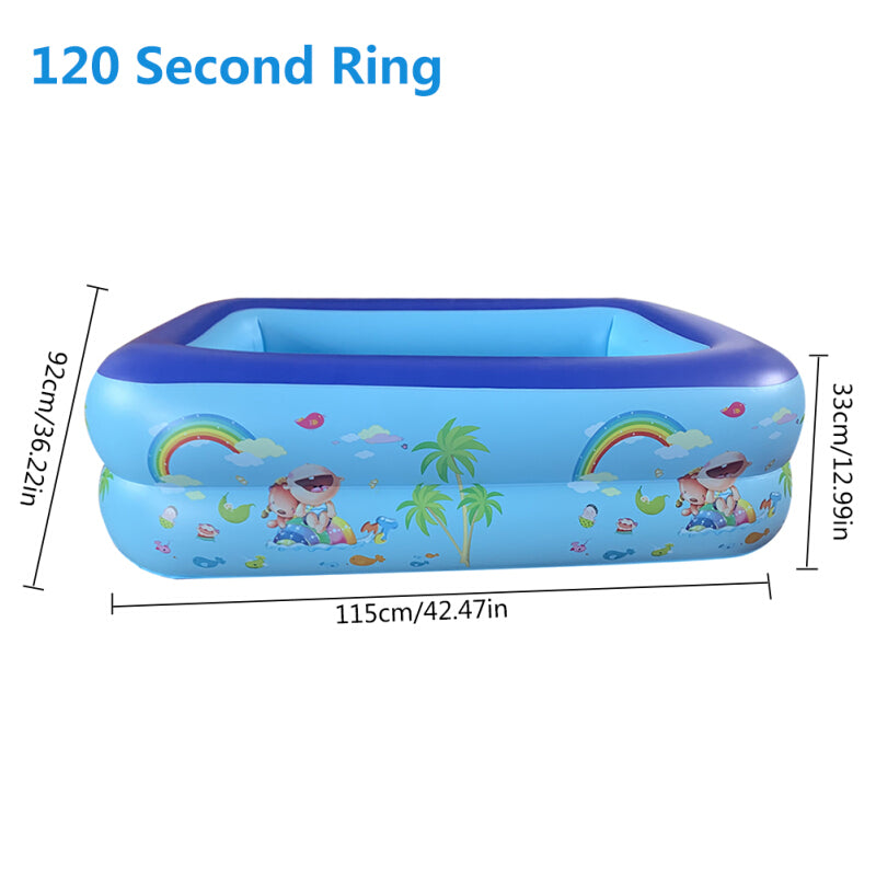 SWP12 Premium Kids Inflatable Swimming Pool - Blue