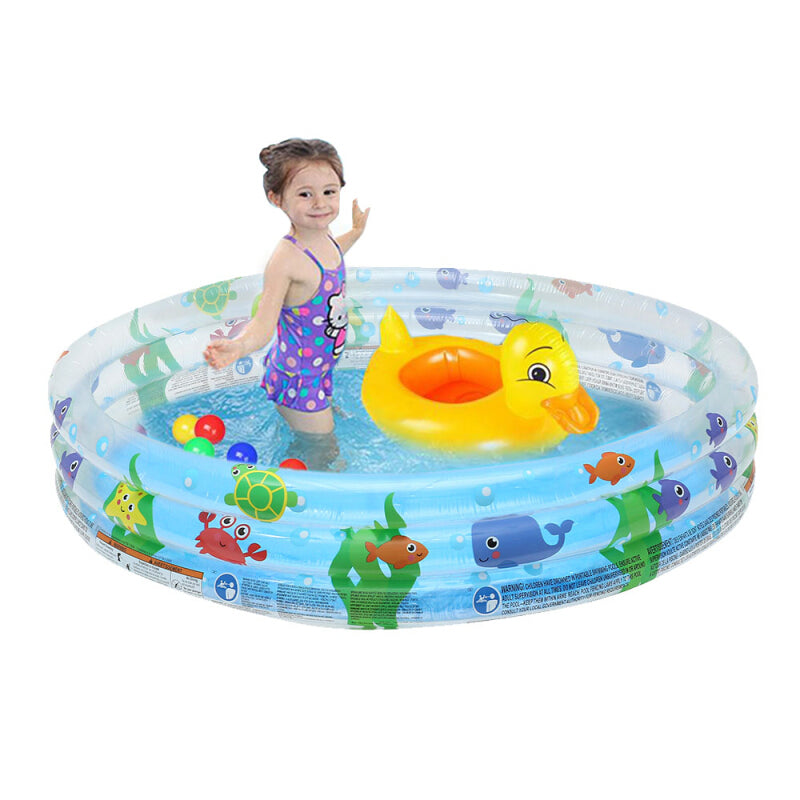 SWP14 Premium Round Inflatable Swimming Pool - Blue