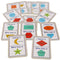 Kids Shape Flash Cards - White