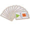 Kids Shape Flash Cards - White