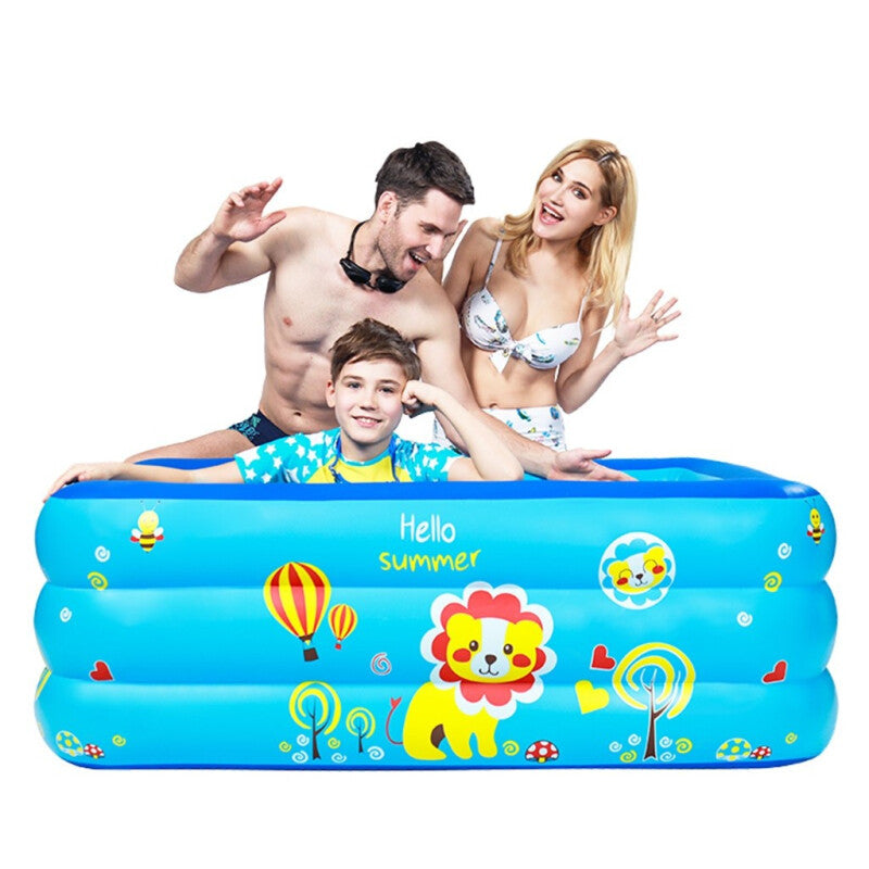 SWP10 Premium Kids Inflatable Swimming Pool - Blue