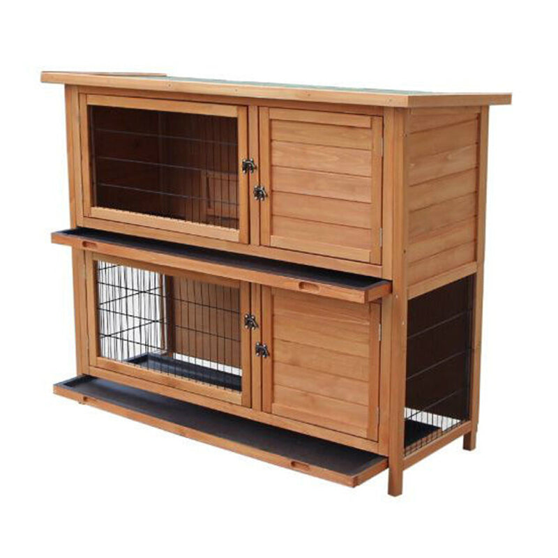 Ktaxon High Quality Wooden Poultry Pet Cage - Brown