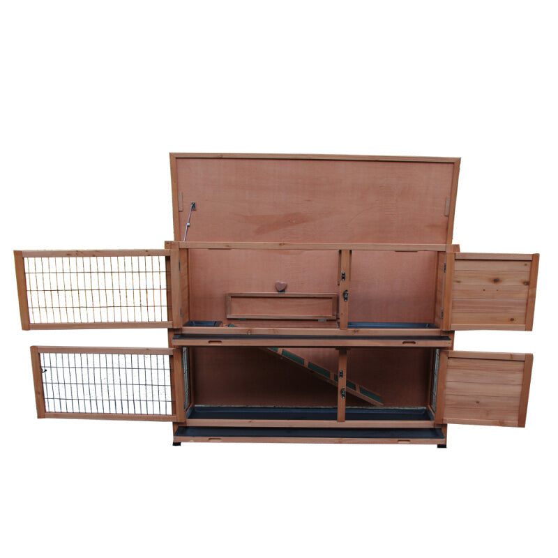 Ktaxon High Quality Wooden Poultry Pet Cage - Brown