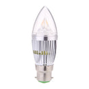 B22 8W LED شمعة ضوء لمبة الثريا مصباح الأضواء عالية الطاقة AC85-265V