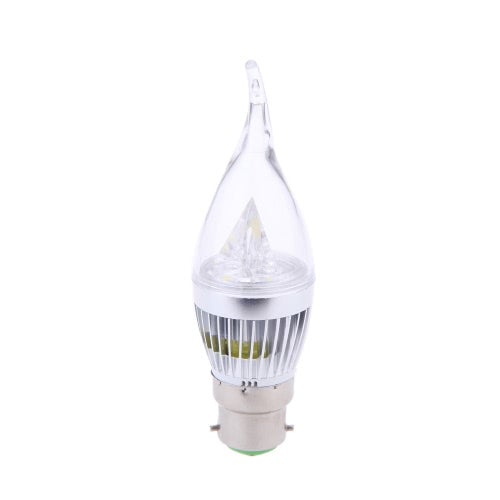 B22 6W LED شمعة ضوء لمبة الثريا مصباح الأضواء عالية الطاقة AC85-265V