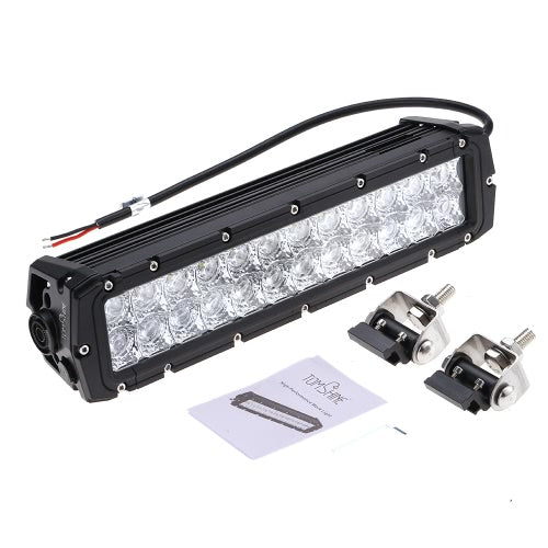 Tomshine 36W 12 LEDs 2520LM DC10-30V Off-road Light Bar IP65 Water-resistant Spot Beam for Jeep SUV Car Truck Tractor Boat Bus Driving Work Light