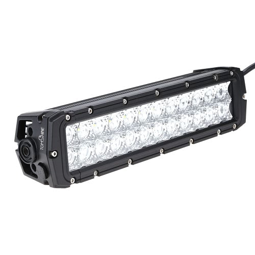 Tomshine 36W 12 LEDs 2520LM DC10-30V Off-road Light Bar IP65 Water-resistant Spot Beam for Jeep SUV Car Truck Tractor Boat Bus Driving Work Light