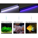 20" Extendable 11W 72 LED SMD 2835 White Blue Light 2 Modes Bracket Aquarium Fish Tank Lamp