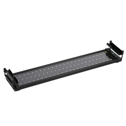 20" Extendable 11W 72 LED SMD 2835 White Blue Light 2 Modes Bracket Aquarium Fish Tank Lamp