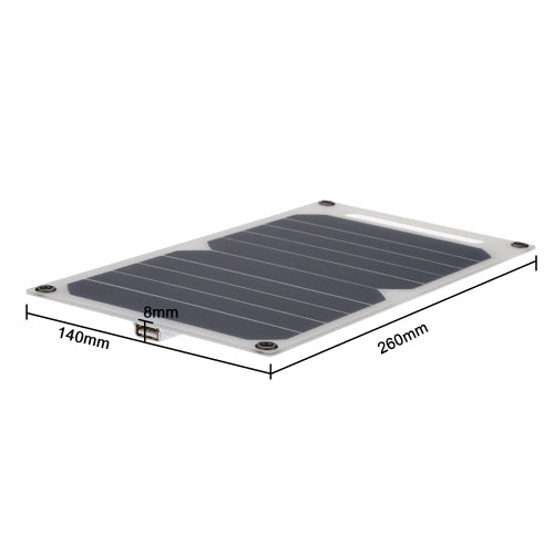 Ultra Thin Solar Charger Panel with USB Ports