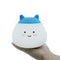 1.6W 8 LEDs Creative Cute Mascot Night Light USB Rechargeable Soft Silicone Cartoon Lamp 2 Control Patterns 5 Lighting Modes Touch Sensor Battery Included Portable Colorful Light for Baby Nursery Children Toy Bedside Lamp Luminaria Gift Bedroom Festival E