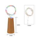 6PCS 72CM 15 LEDs High Bright Starry Fairy Light Creative Copper Wire String Bottle Stopper DIY Decoration Atmosphere Lamp for Home Bar Party Wedding Christmas Xmas Gift