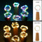 6PCS 72CM 15 LEDs High Bright Starry Fairy Light Creative Copper Wire String Bottle Stopper DIY Decoration Atmosphere Lamp for Home Bar Party Wedding Christmas Xmas Gift