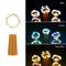 6PCS 72CM 15 LEDs High Bright Starry Fairy Light Creative Copper Wire String Bottle Stopper DIY Decoration Atmosphere Lamp for Home Bar Party Wedding Christmas Xmas Gift