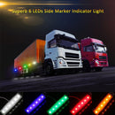 6LEDs Side Marker Indicator Light Clearance Lamp for Car