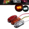 2 LEDs Side Marker Indicator Light Clearance Lamp for Car