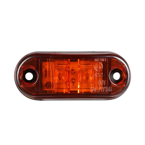 2 LEDs Side Marker Indicator Light Clearance Lamp for Car