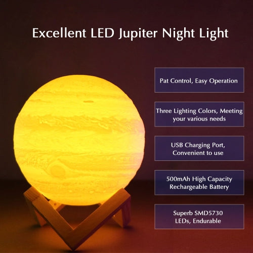 LED Jupiter Light Night Lamp SMD5730 with USB Charging Port