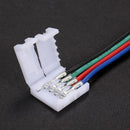 10 Pack 4 Pin Extension Weld Line for RGB LED Strip Light