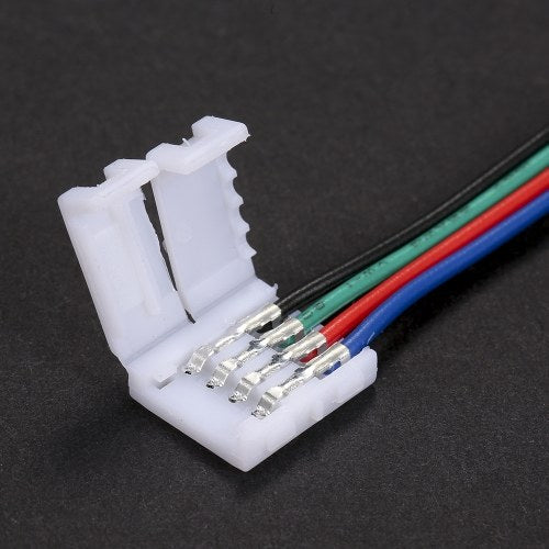 10 عبوات من 4 خط لحام تمديد لشريط إضاءة RGB LED