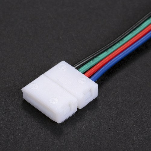 10 Pack 4 Pin Extension Weld Line for RGB LED Strip Light