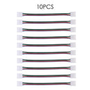 10 Pack 4 Pin Extension Weld Line for RGB LED Strip Light