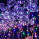 3 Pcs 18inch Luminous LED BoBo Balloon Transparent Led Light Colorful Flashing Lamp