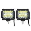 2pcs 60W 6000K Car Work Light Bar Driving Headlight Lighting