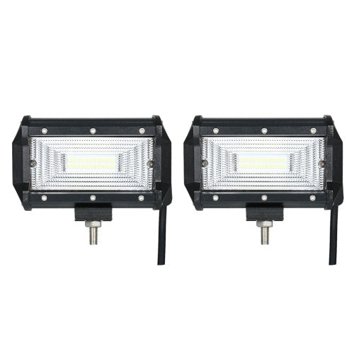 2pcs 72W Car Work Light Bar 6000K Lighting(Strip Beam)