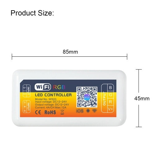 DC12-24V RGB Mini WIFI Strip Light Controller