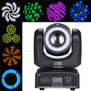 30W 8 Gobos Stage Light Rotating RGBW Spotlight Mini Moving Head Lamp