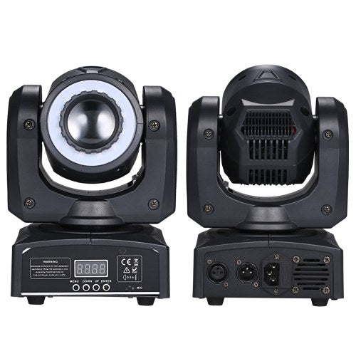 30W 8 Gobos Stage Light Rotating RGBW Spotlight Mini Moving Head Lamp