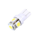 DC12V 10 Pack 1W 5 LED Car Light Bulb