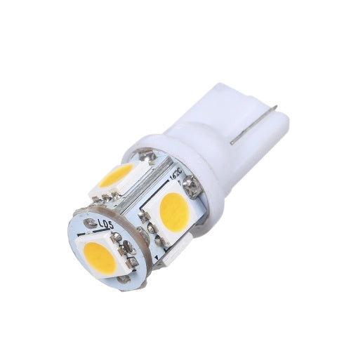 DC12V 10 Pack 1W 5 LED Car Light Bulb