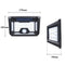 66 LEDs Solar Light PIR Motion Sensor Wall Lamp