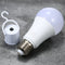 2 Pcs AC100~240V E26/E27 6W Rechargeable Emergency LED Light Bulbs