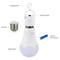 2 Pcs AC100~240V E26/E27 6W Rechargeable Emergency LED Light Bulbs