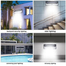 90 LEDs Solar Wall Light With Remote Control