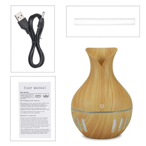 DC5V 2W 130ml USB Cool Mist Air Humidifier 7 Color Changing Light for Office Home Bedroom Living Room Study Yoga Spa