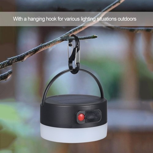 Portable Solar LED Camping Lantern Light