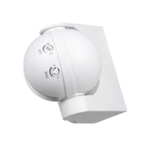 Wall Mounted Infrared Detector Movement Switch IP44 Outdoor PIR Motion Sensor Light Switch with Adjustable Time Delay 180° Induction Angle