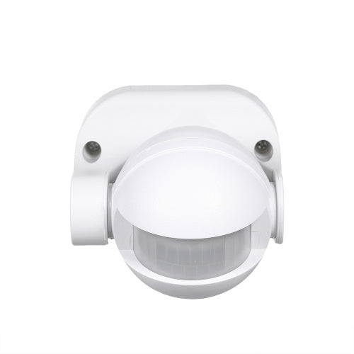 Wall Mounted Infrared Detector Movement Switch IP44 Outdoor PIR Motion Sensor Light Switch with Adjustable Time Delay 180° Induction Angle