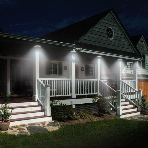 29 LEDs Solar Wall Light 360 Degree Bright Lighting PIM Motion Sensor Night Lamp Outdoor Waterproof Lighting for Garden Street Fence Secure