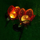 Solar LED Flower Light Lawn Lantern Flame Lamp